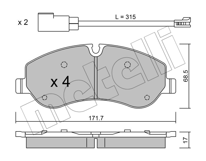 Lampa One Fit, spazzola tergicristallo posteriore - 33 cm